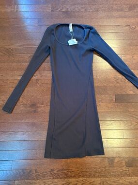 Kasics Scoop Neck Mini Dress